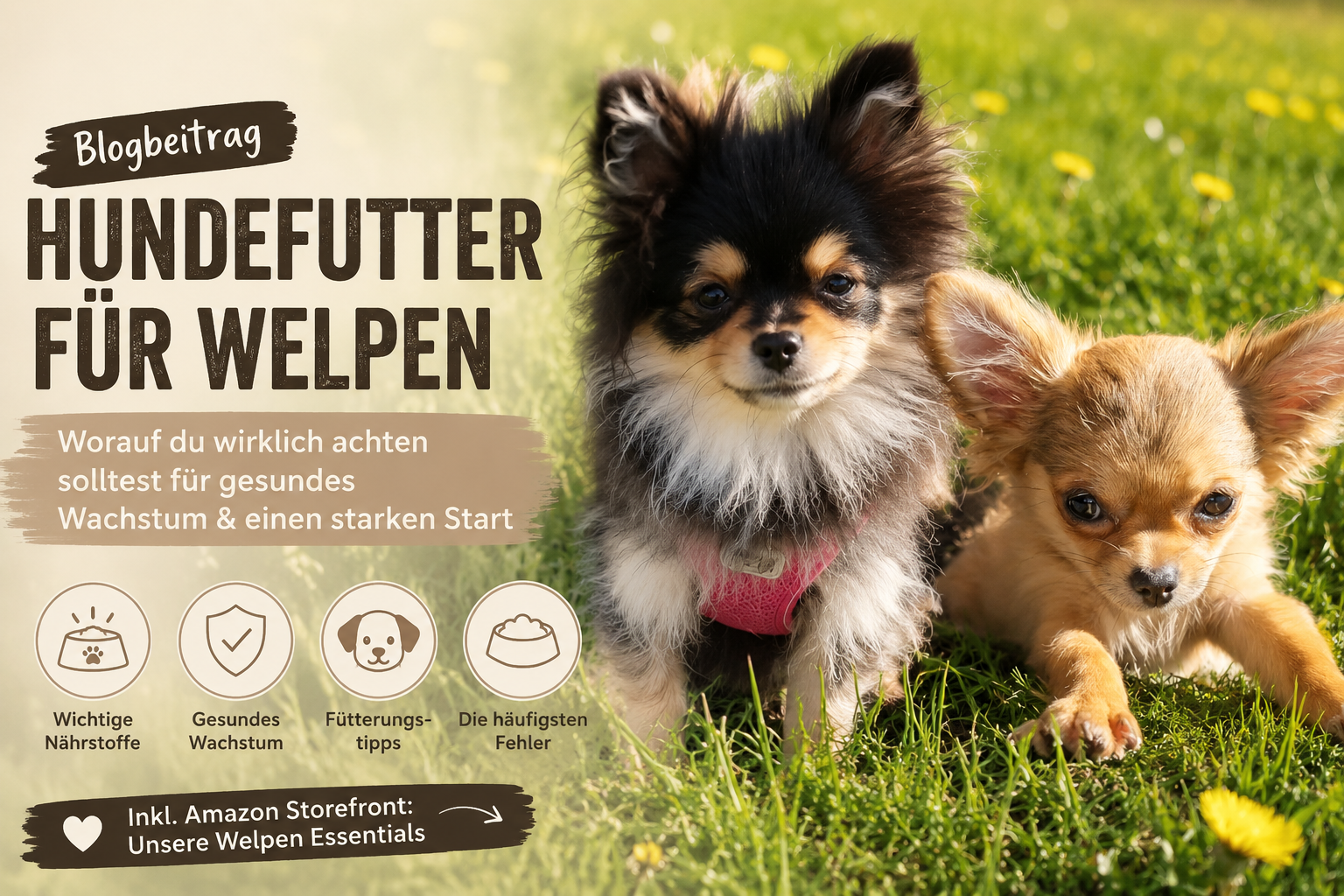 Hundefutter für Welpen – Worauf du wirklich achten solltest